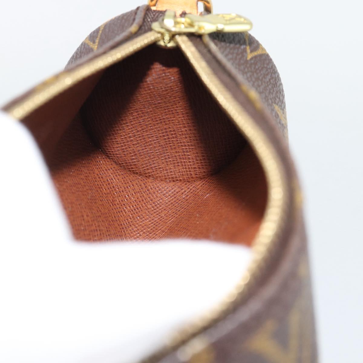 LOUIS VUITTON Monogram Papillon Pouch LV Auth 196082
