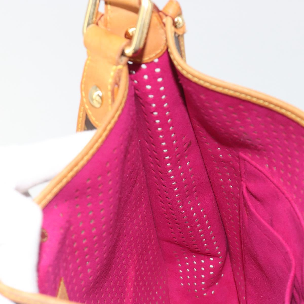LOUIS VUITTON Monogram Perfo Musette Shoulder Bag Pink M95172 LV Auth 196087A