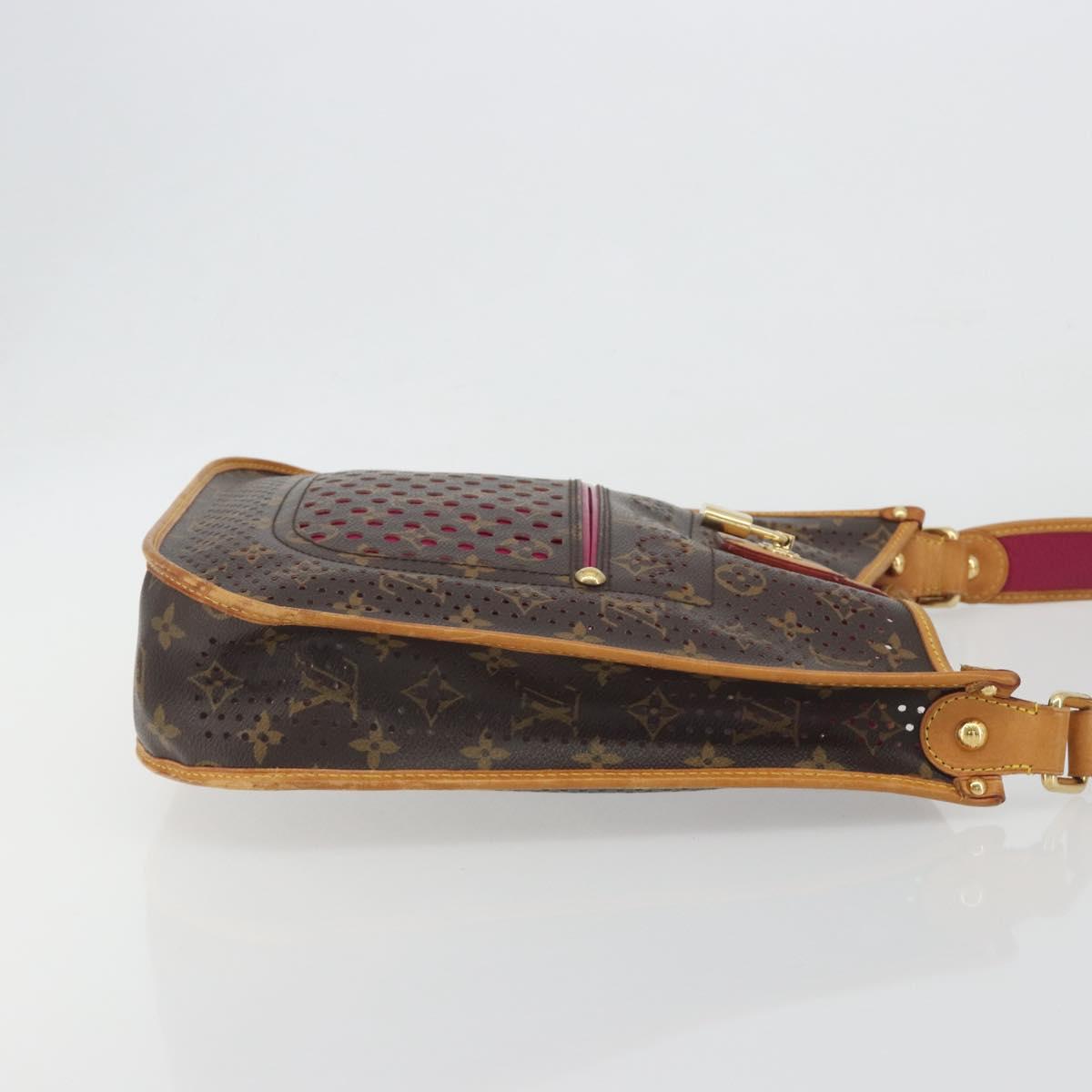 LOUIS VUITTON Monogram Perfo Musette Shoulder Bag Pink M95172 LV Auth 196087A