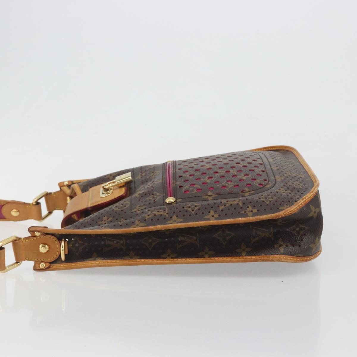 LOUIS VUITTON Monogram Perfo Musette Shoulder Bag Pink M95172 LV Auth 196087A