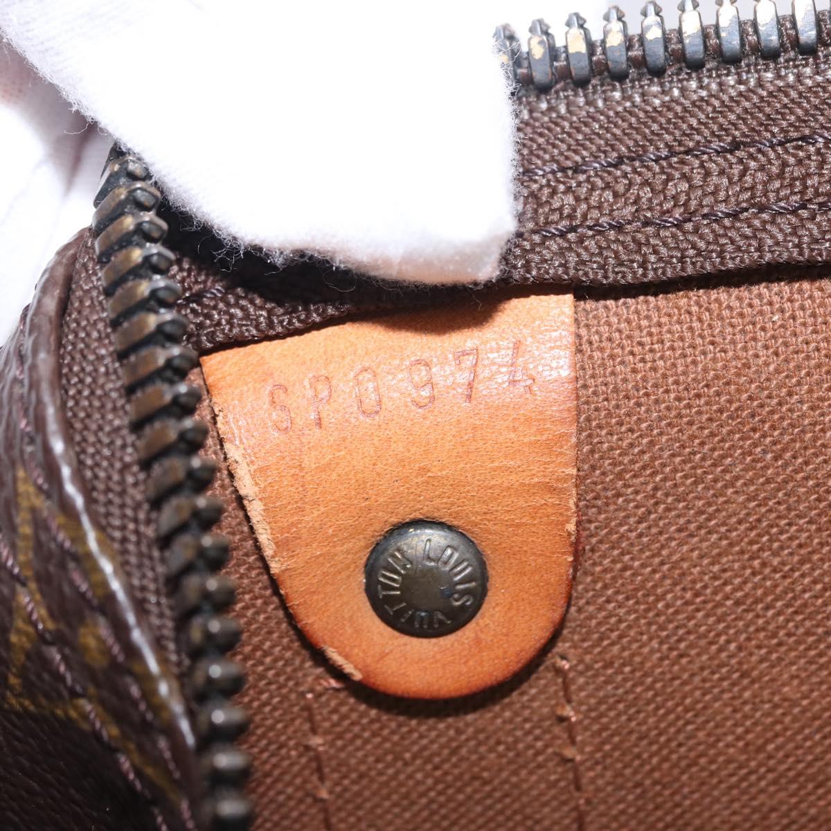 LOUIS VUITTON Monogram Keepall 50 Boston Bag M41426 LV Auth 196098A