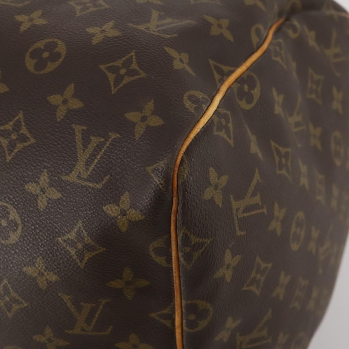 LOUIS VUITTON Monogram Keepall 55 Boston Bag M41424 LV Auth 196101