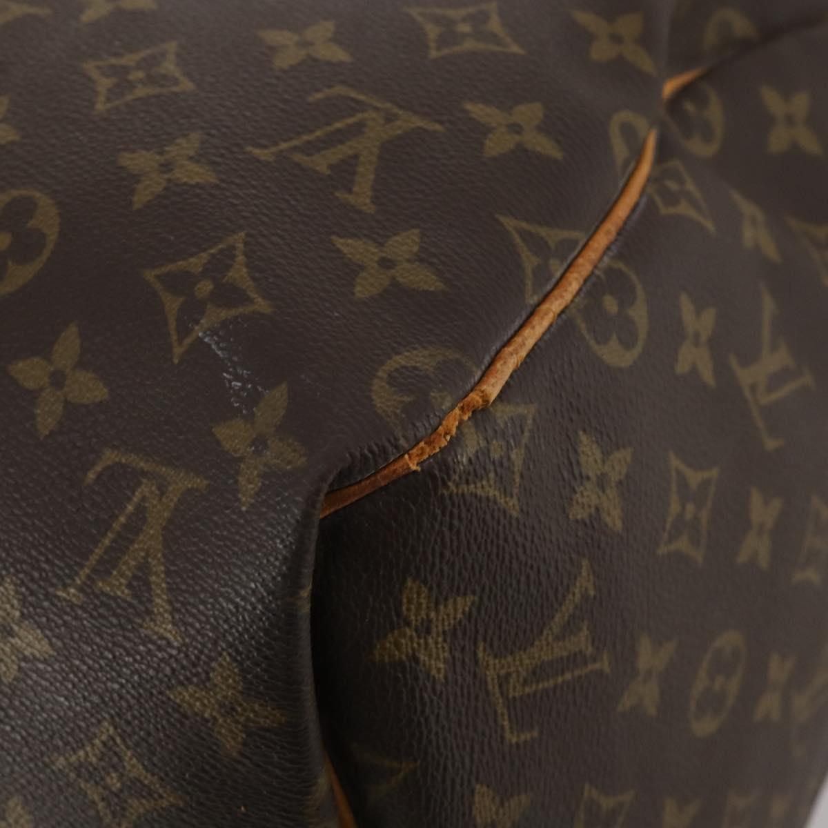 LOUIS VUITTON Monogram Keepall 55 Boston Bag M41424 LV Auth 196101