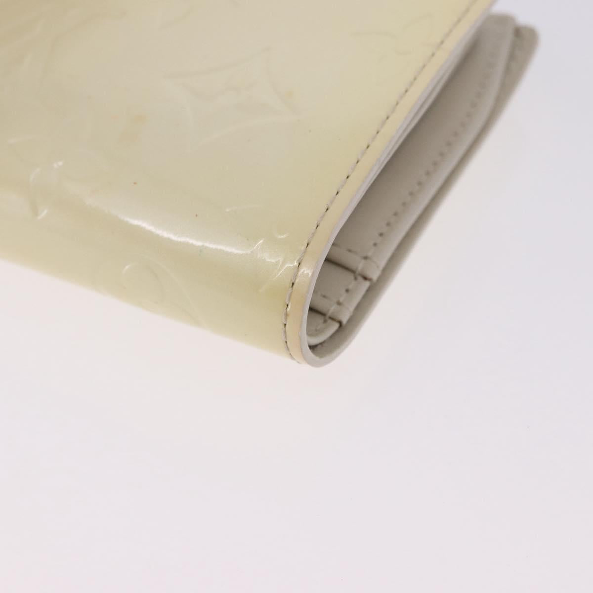 LOUIS VUITTON Vernis Porte Monnaie Viennois Patent leather M91363 LV Auth 196113