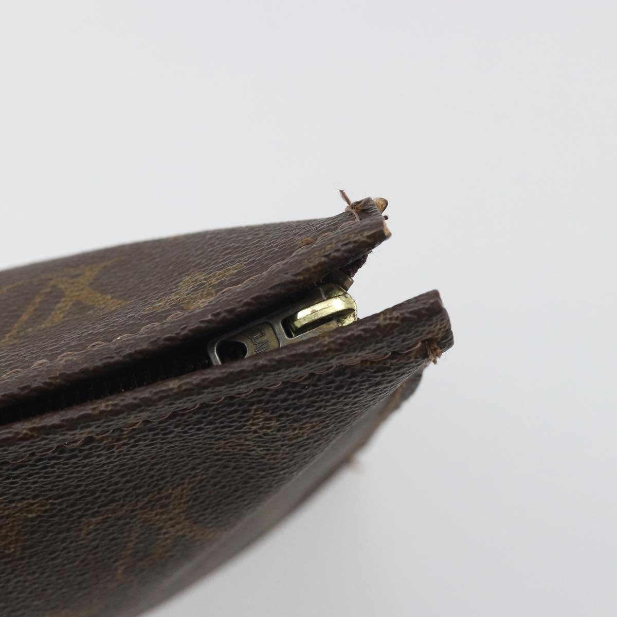 LOUIS VUITTON Monogram Poche Toilette 26 Pouch M47542 LV Auth 196116