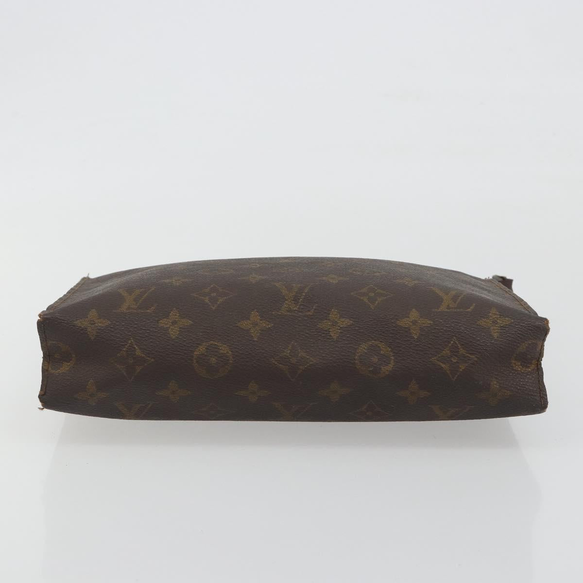 LOUIS VUITTON Monogram Poche Toilette 26 Pouch M47542 LV Auth 196116