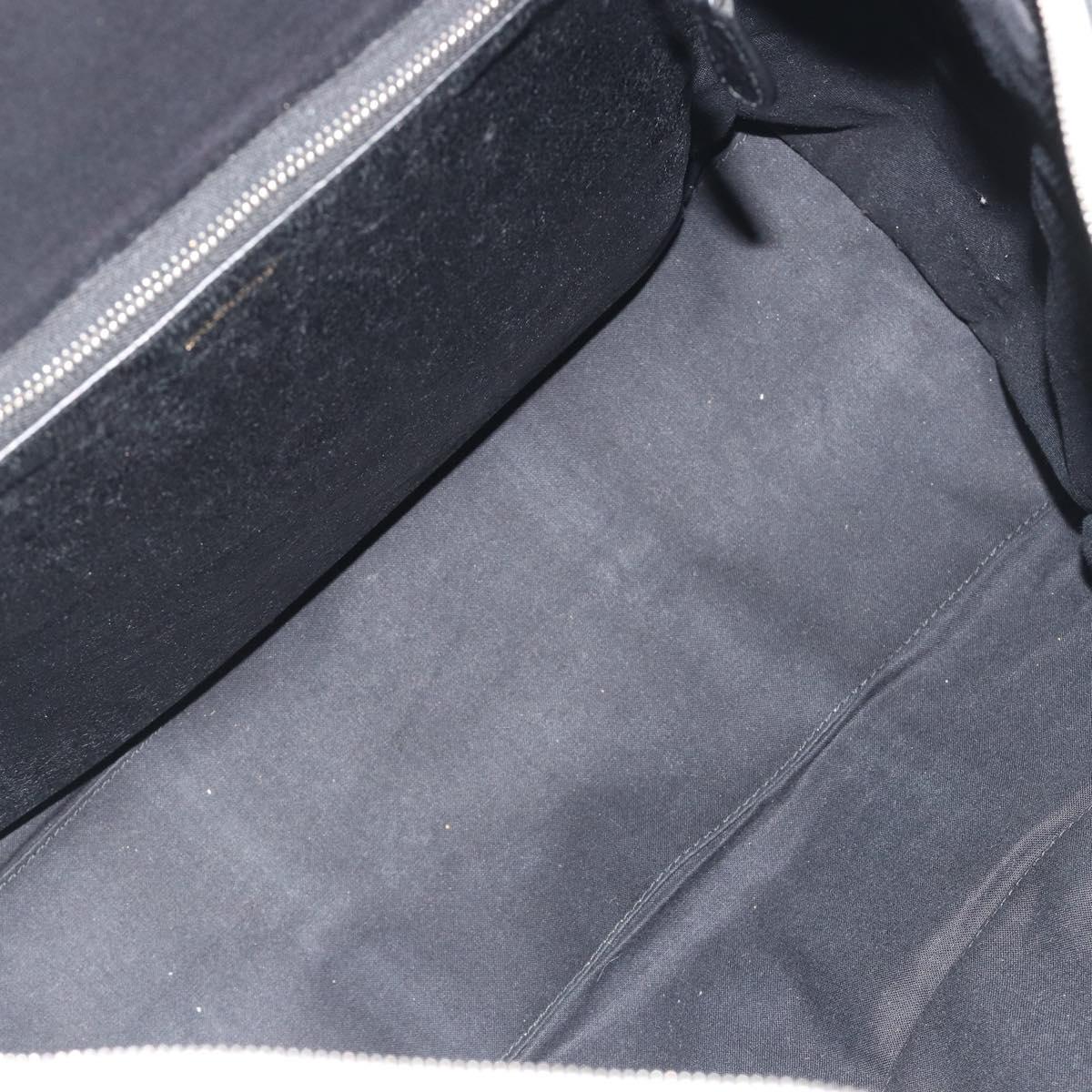 BALENCIAGA Barbes Medium Shopper Tote Bag Leather Black White 480792 Auth 196122
