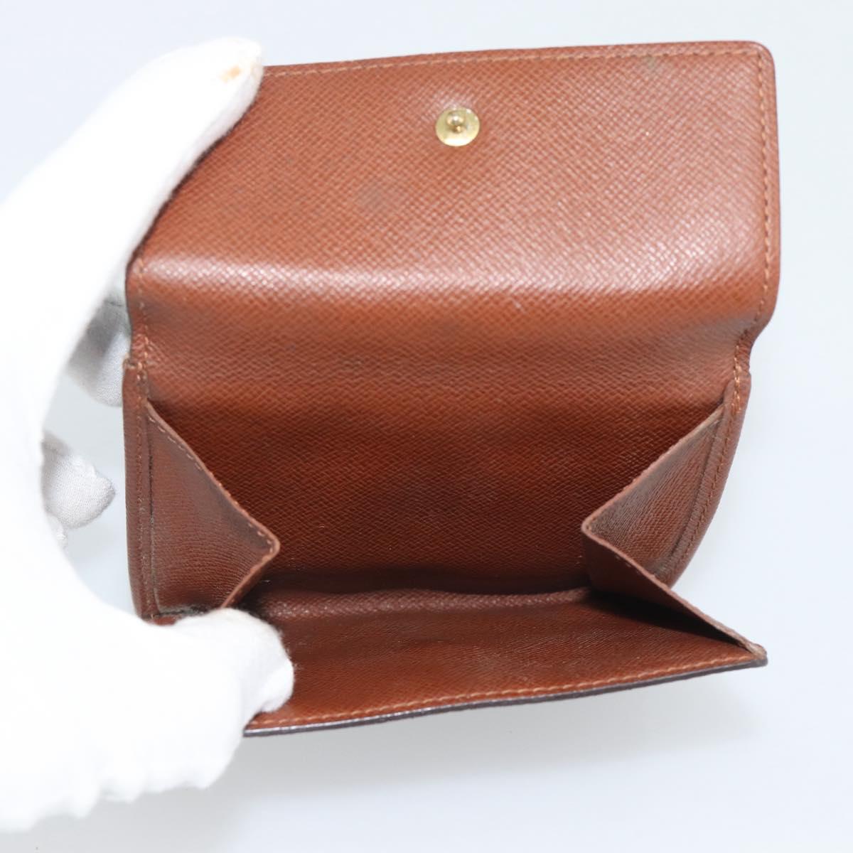LOUIS VUITTON Monogram Porte Monnaie Bier Cartes Crdit M61652 LV Auth 196138