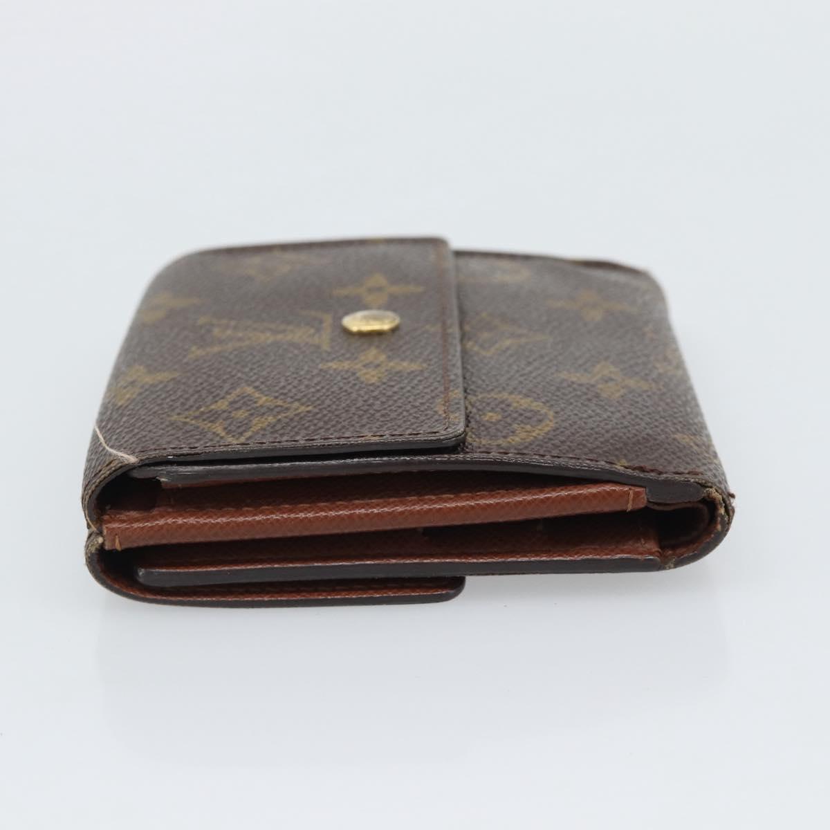 LOUIS VUITTON Monogram Porte Monnaie Bier Cartes Crdit M61652 LV Auth 196138