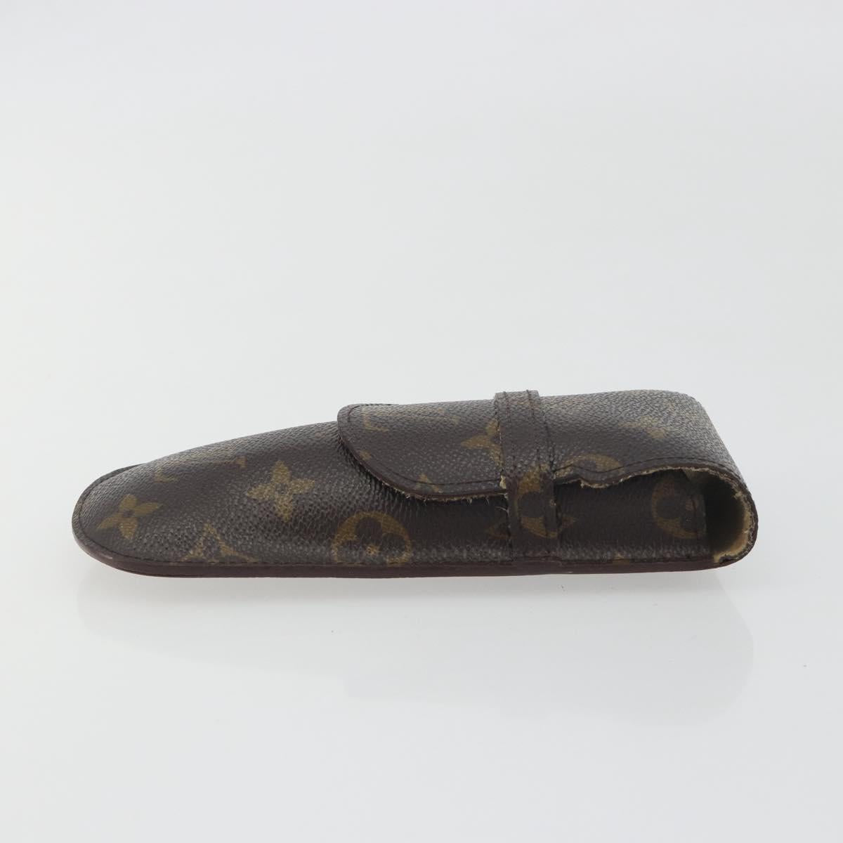 LOUIS VUITTON Monogram Etui a Lunettes Rabat Glasses Case M62970 LV Auth 196139