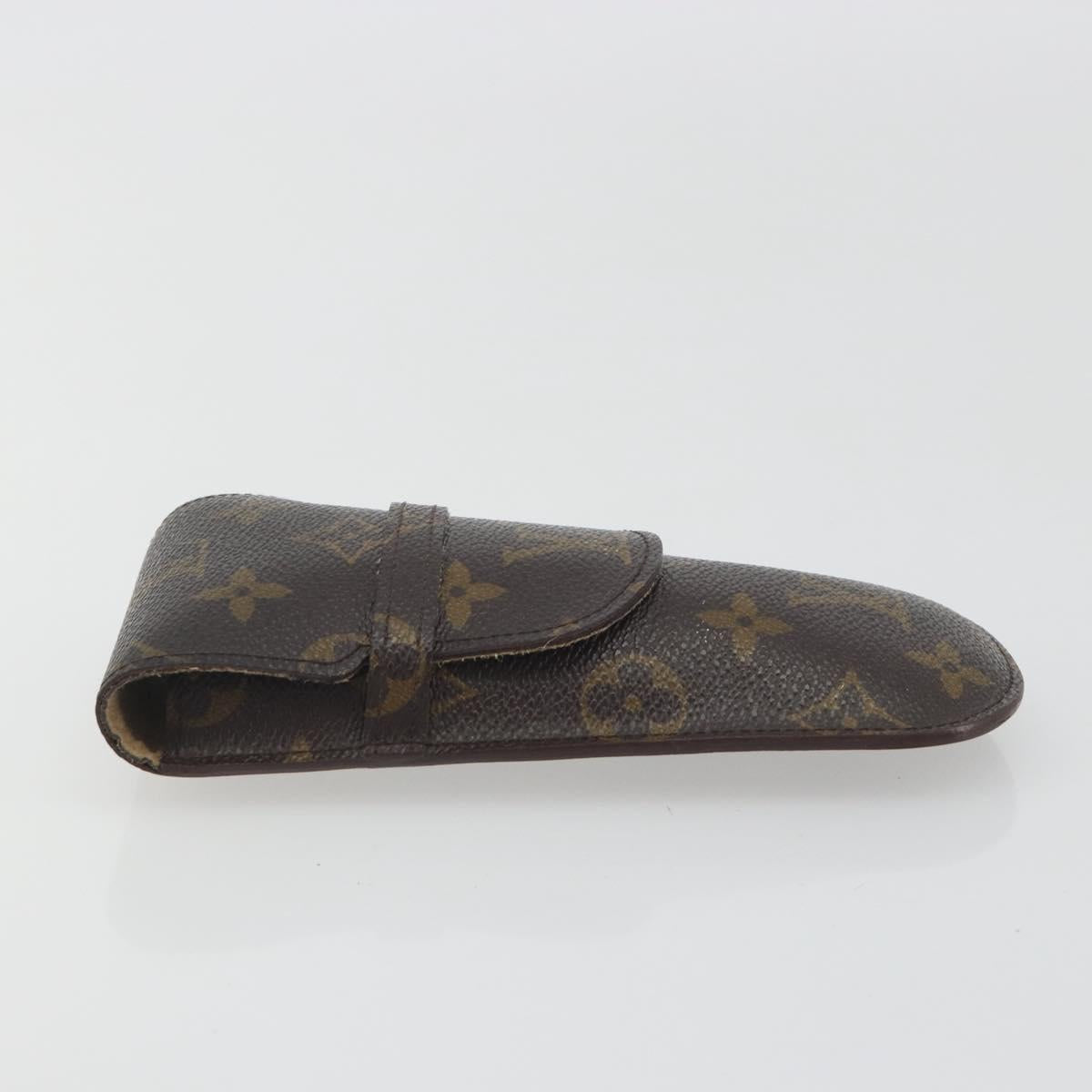 LOUIS VUITTON Monogram Etui a Lunettes Rabat Glasses Case M62970 LV Auth 196139