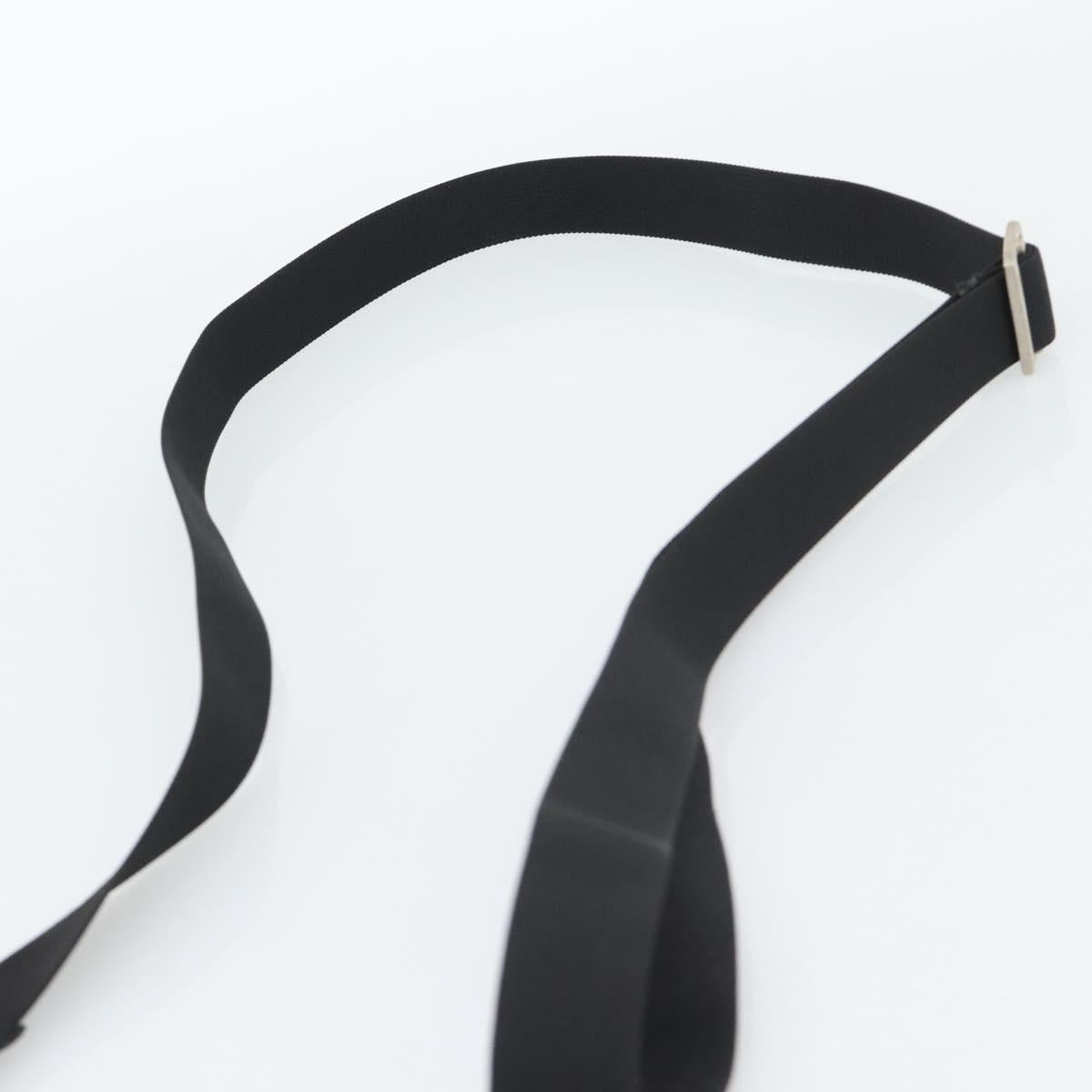 GUCCI GG Canvas Shoulder Bag Black Silver 019.0348 Auth 196159