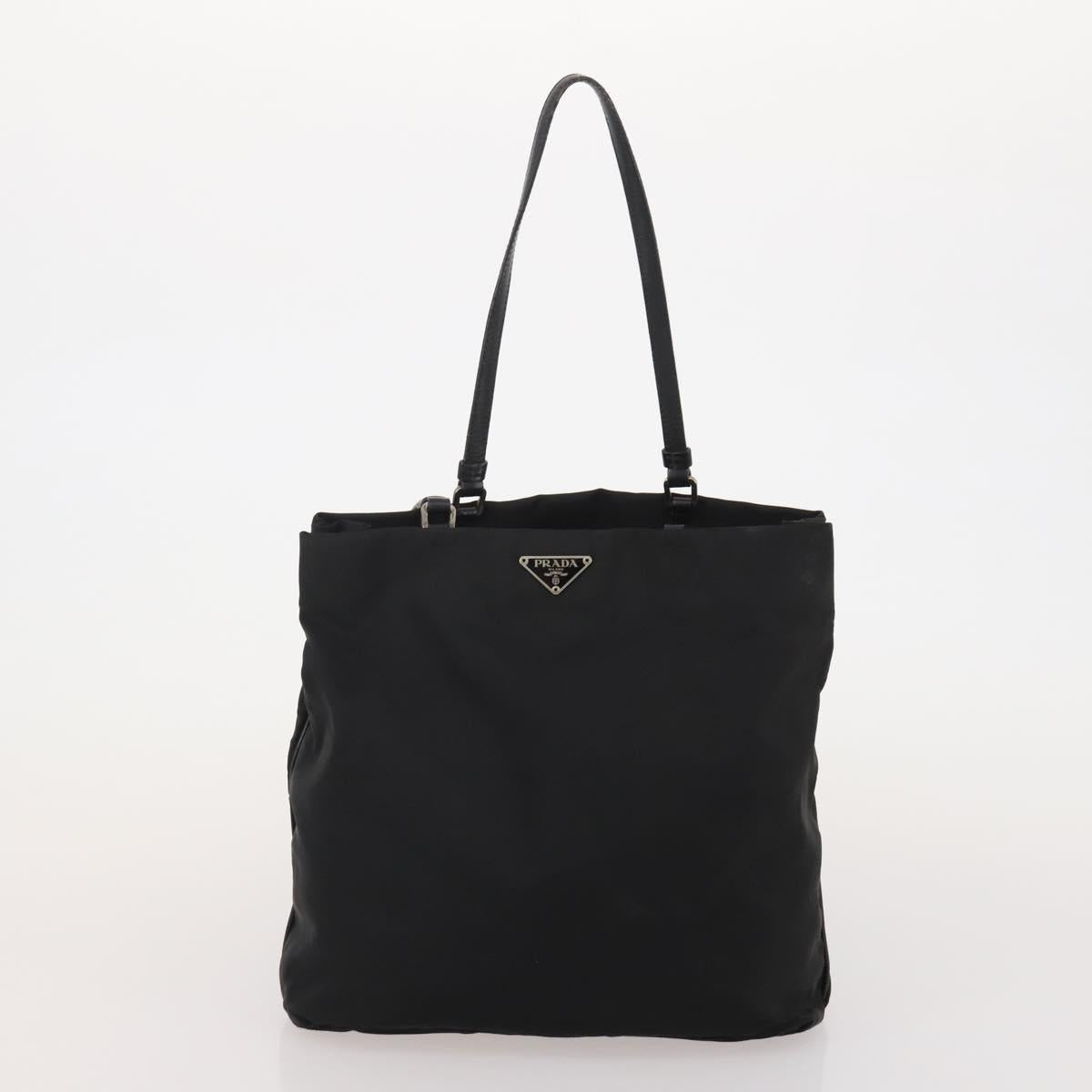 PRADA Shoulder Bag Nylon 4 Set Brown Black Auth 196164
