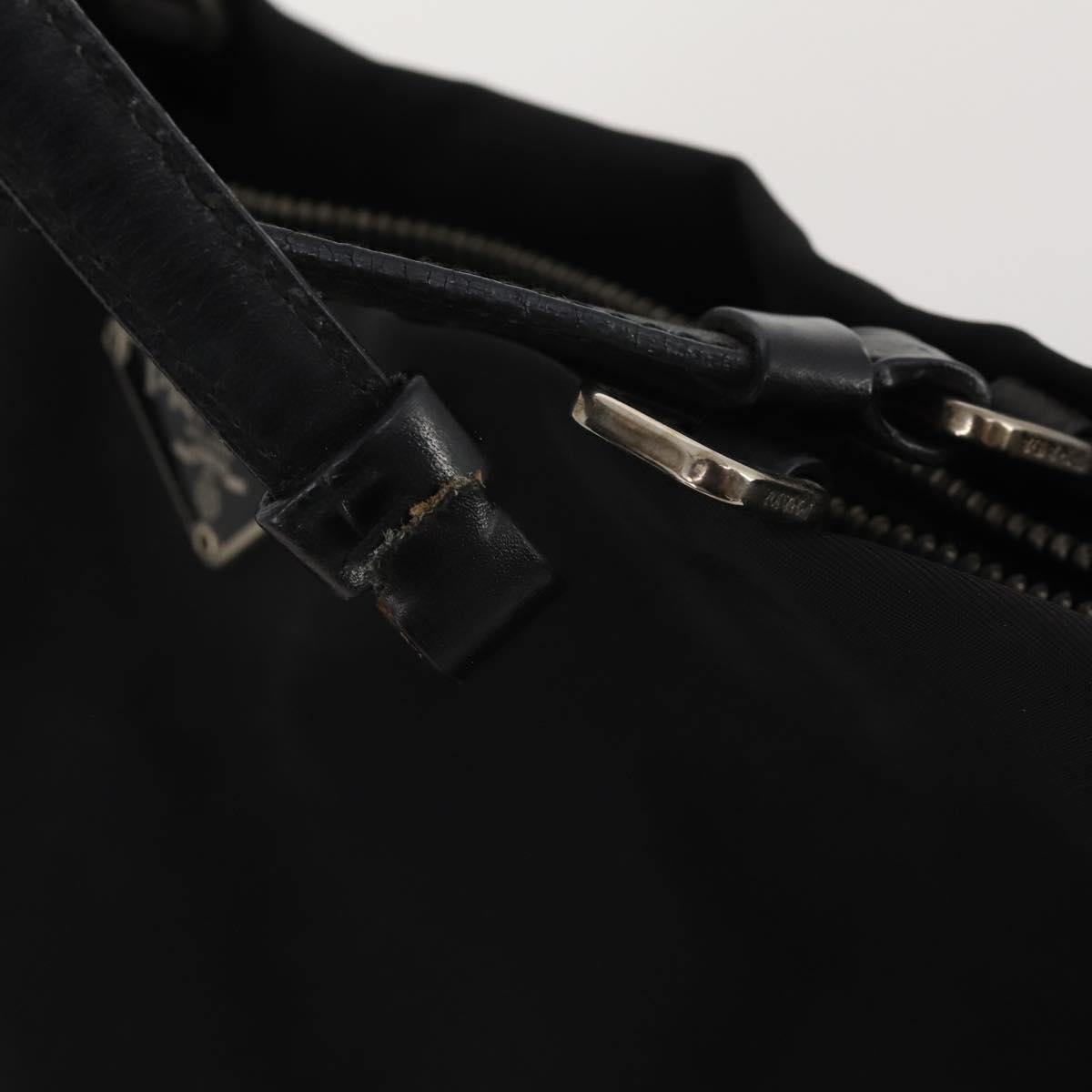 PRADA Shoulder Bag Nylon 4 Set Brown Black Auth 196164