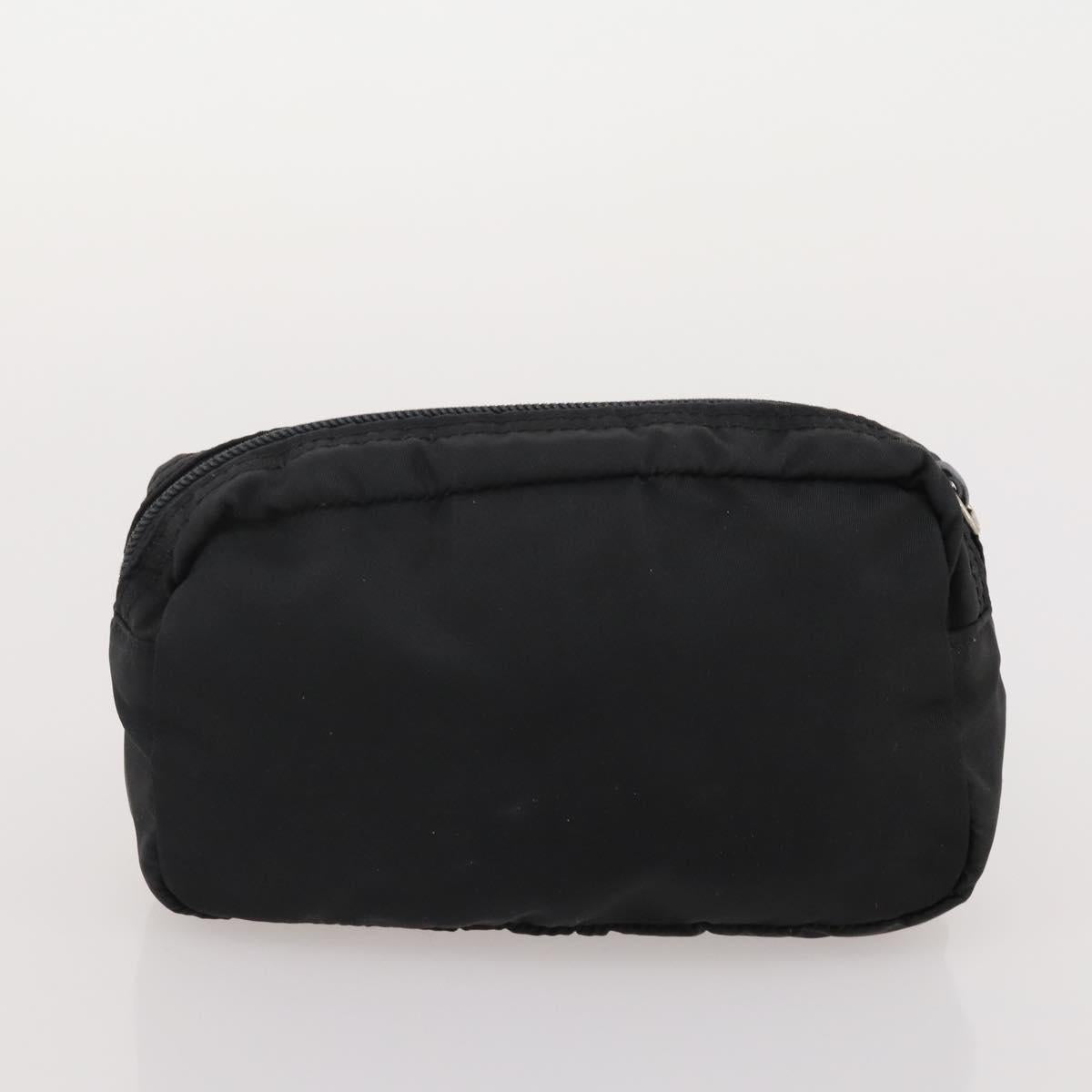 PRADA Pouch Nylon 2 Set Black Auth 196167