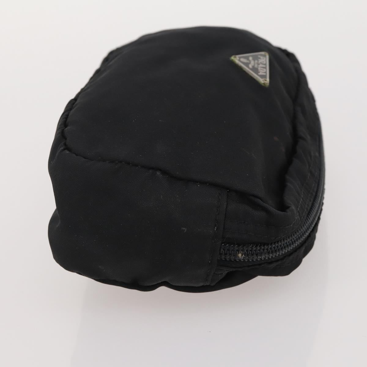 PRADA Pouch Nylon 2 Set Black Auth 196167