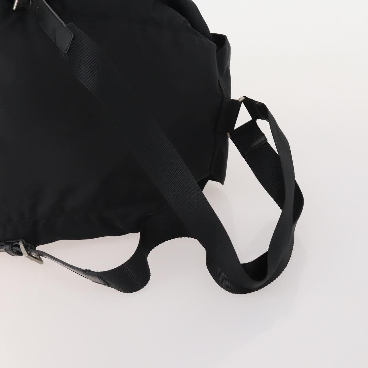 PRADA Pouch Nylon 2 Set Black Auth 196167