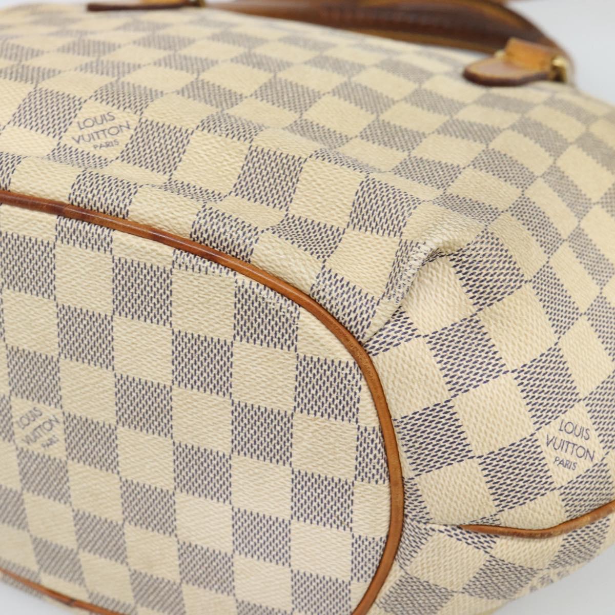 LOUIS VUITTON Damier Azur Riviera PM Tote Bag N48250 LV Auth 196179