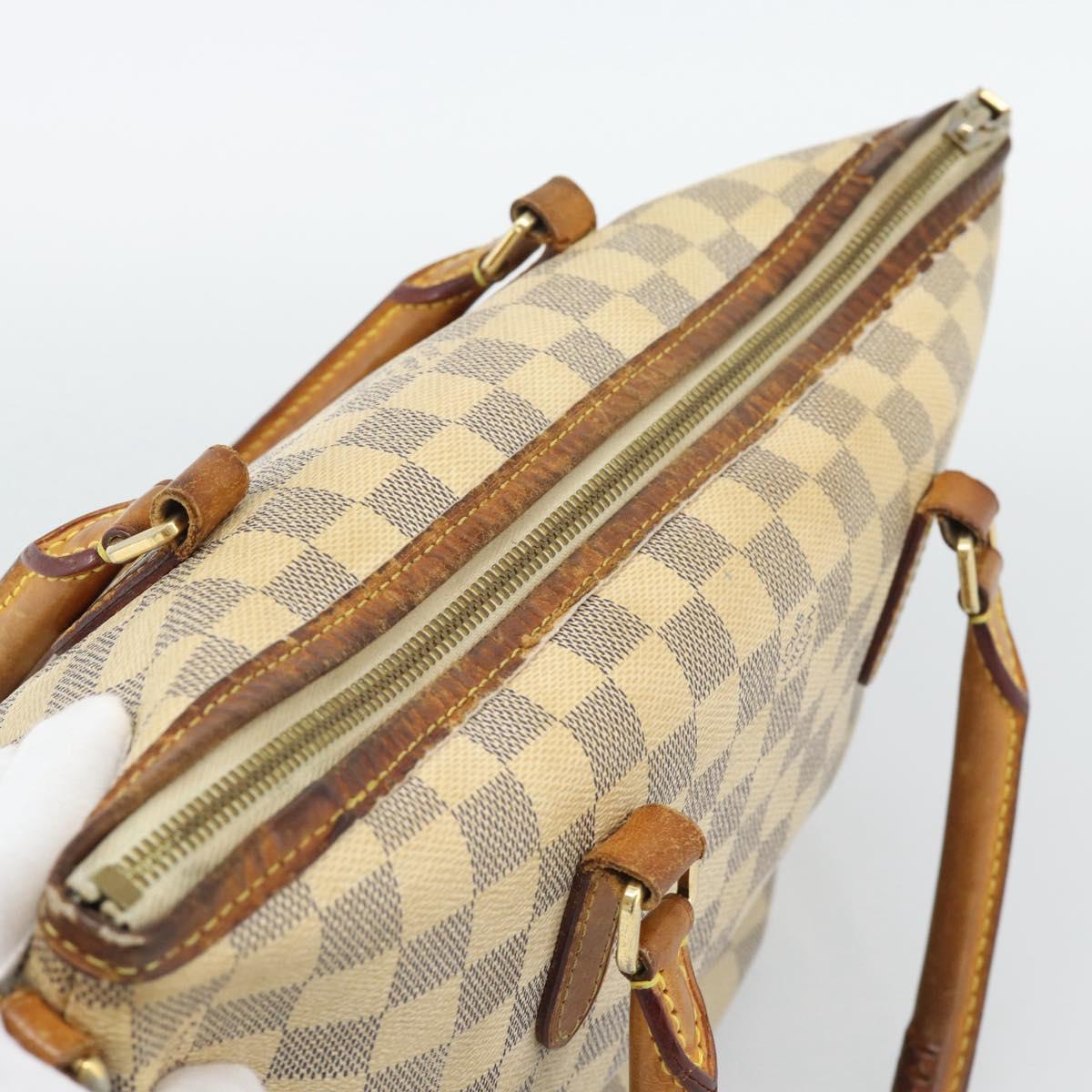 LOUIS VUITTON Damier Azur Riviera PM Tote Bag N48250 LV Auth 196179
