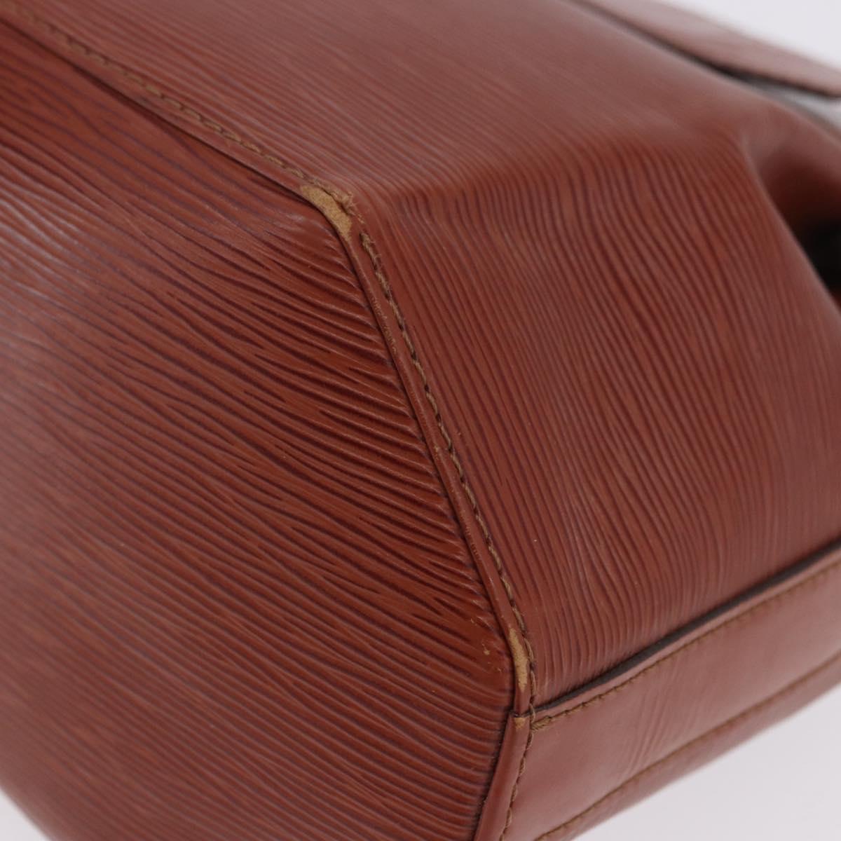 LOUIS VUITTON Epi Sac de Paul PM Shoulder Bag Brown M80203 LV Auth 196182