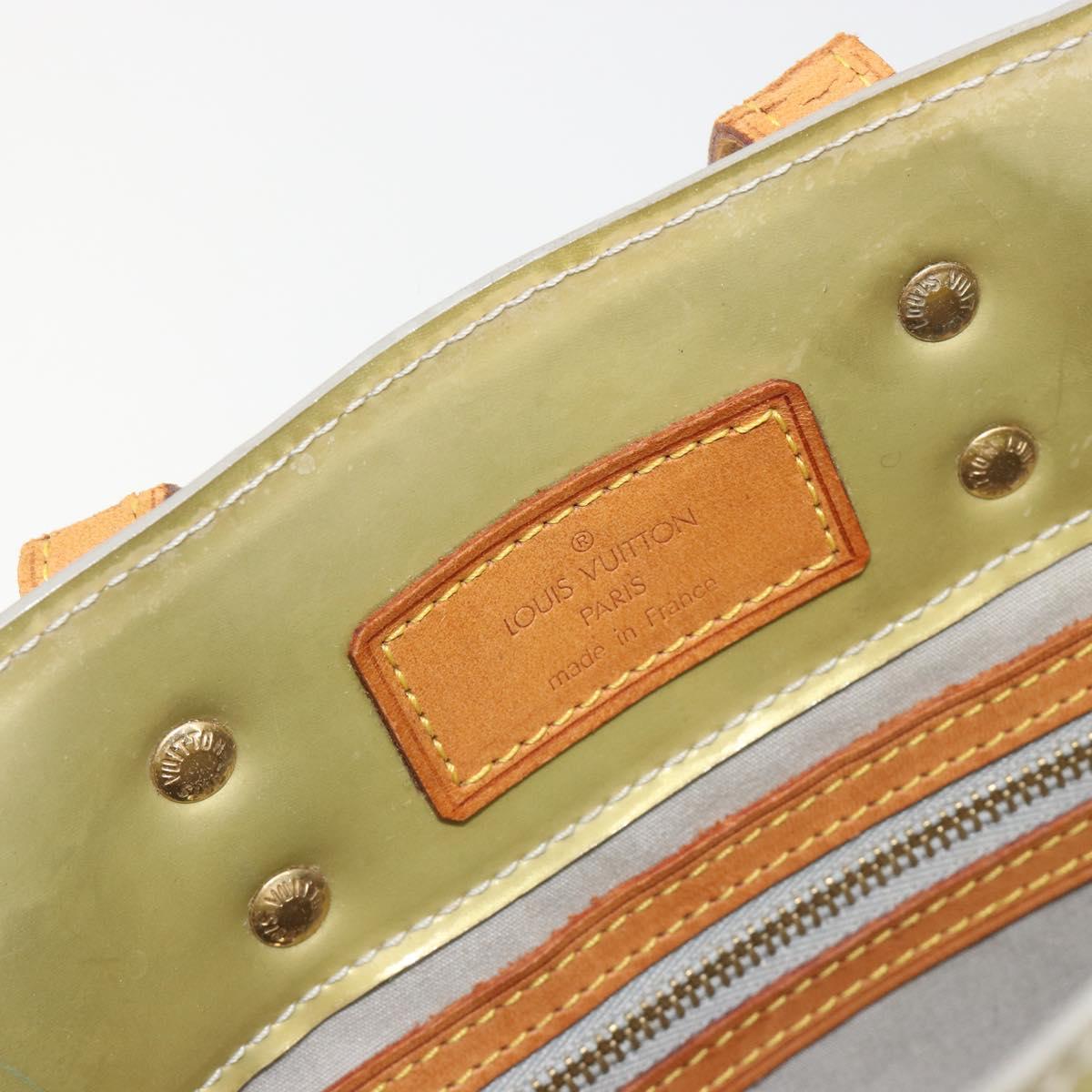 LOUIS VUITTON Monogram Vernis Reade PM Hand Bag Gris M91145 LV Auth 196185