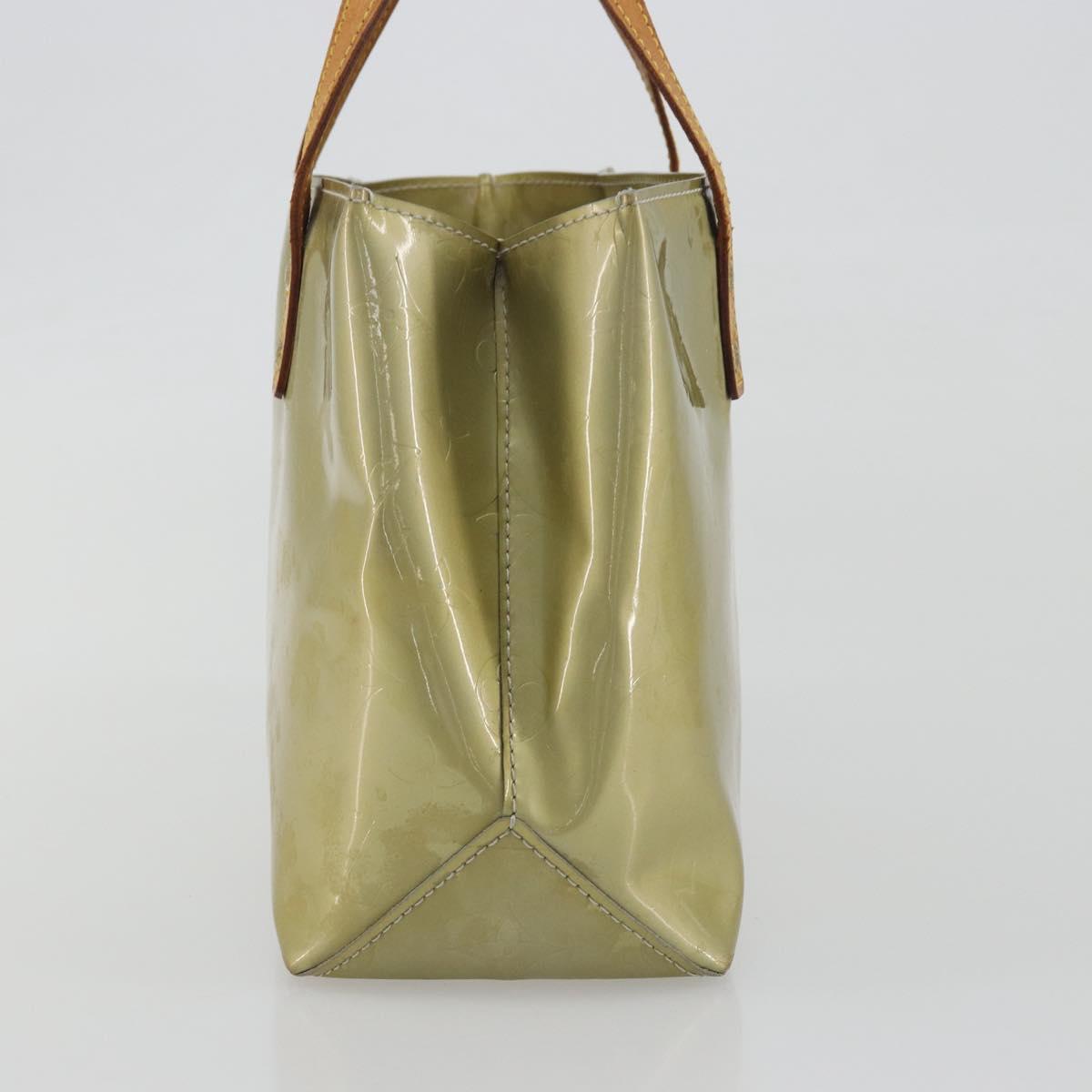 LOUIS VUITTON Monogram Vernis Reade PM Hand Bag Gris M91145 LV Auth 196185