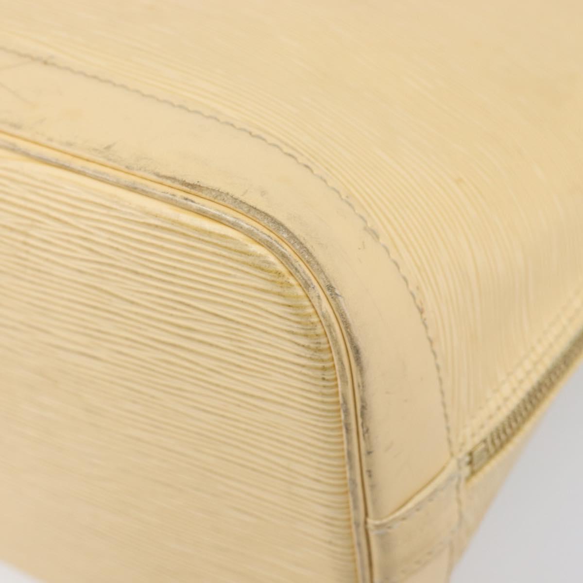 LOUIS VUITTON Epi Alma Hand Bag Vanilla M5214A LV Auth 196188