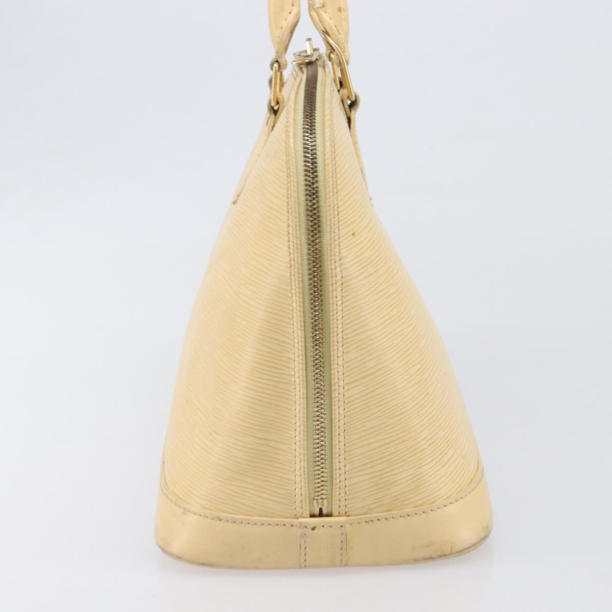 LOUIS VUITTON Epi Alma Hand Bag Vanilla M5214A LV Auth 196188
