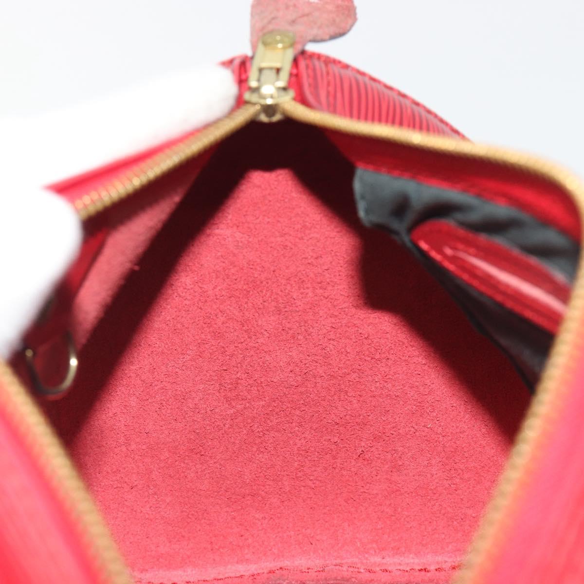 LOUIS VUITTON Epi Speedy 25 Hand Bag Castilian Red M43017 LV Auth 196189A