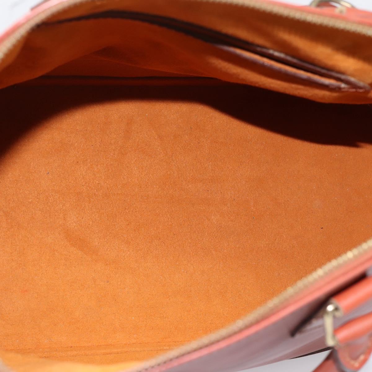 LOUIS VUITTON Epi Alma Hand Bag Brown M52143 LV Auth 196190