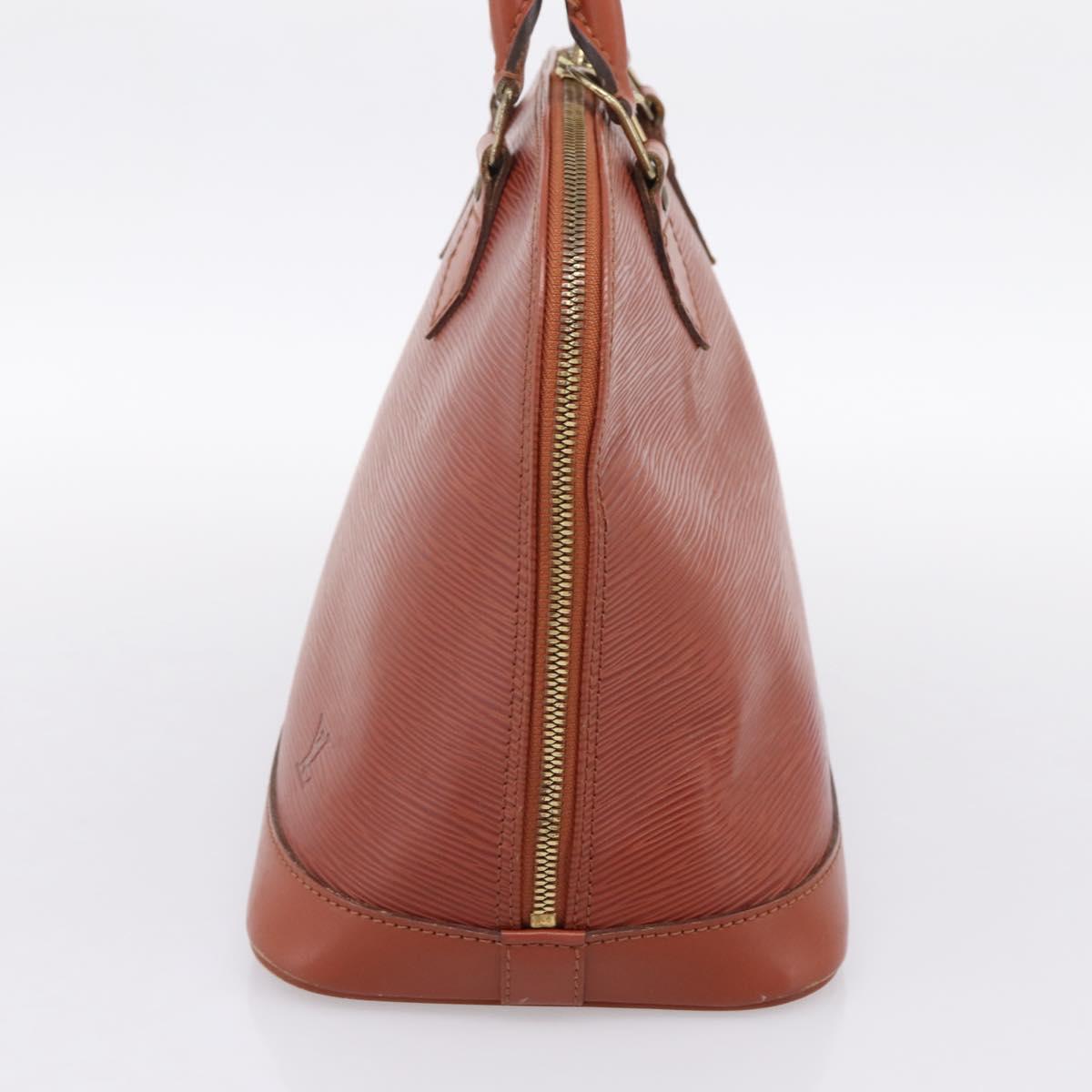LOUIS VUITTON Epi Alma Hand Bag Brown M52143 LV Auth 196190