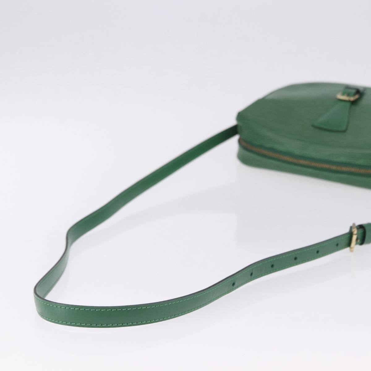 LOUIS VUITTON Epi Jeune Fille MM Shoulder Bag Green M52154 LV Auth 196197V