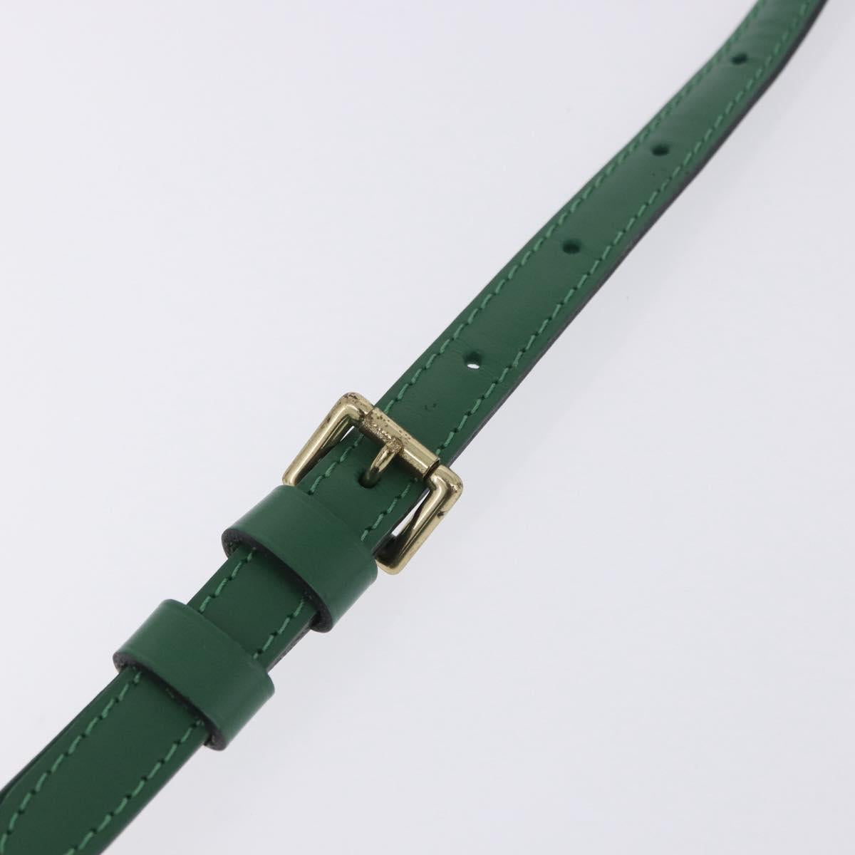 LOUIS VUITTON Epi Jeune Fille MM Shoulder Bag Green M52154 LV Auth 196197V