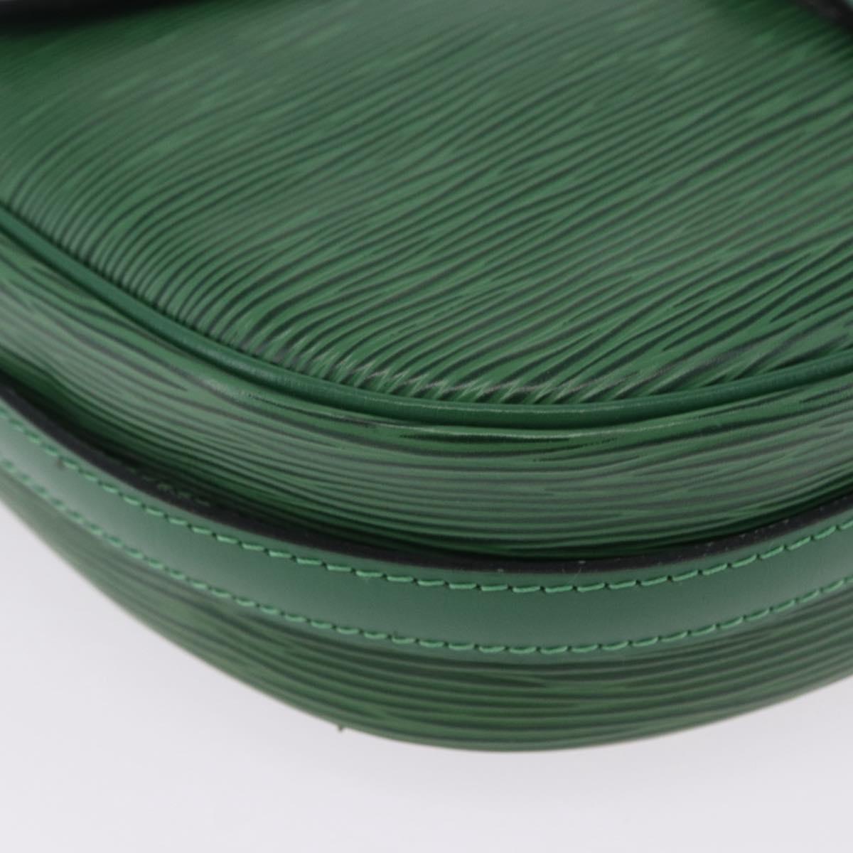 LOUIS VUITTON Epi Jeune Fille MM Shoulder Bag Green M52154 LV Auth 196197V