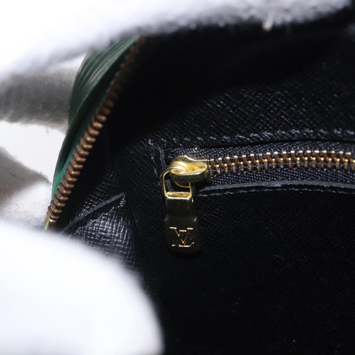LOUIS VUITTON Epi Jeune Fille MM Shoulder Bag Green M52154 LV Auth 196197V
