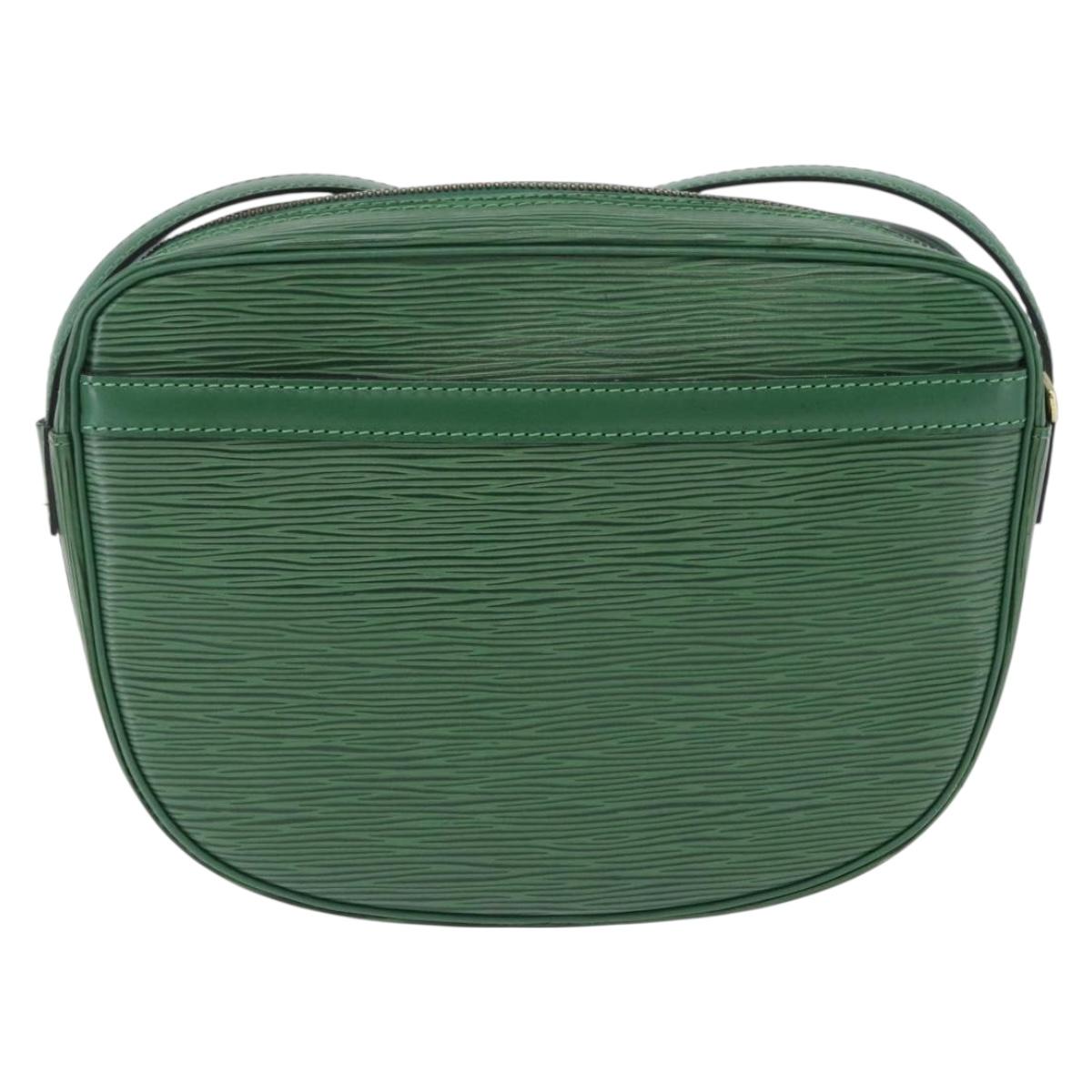 LOUIS VUITTON Epi Jeune Fille MM Shoulder Bag Green M52154 LV Auth 196197V