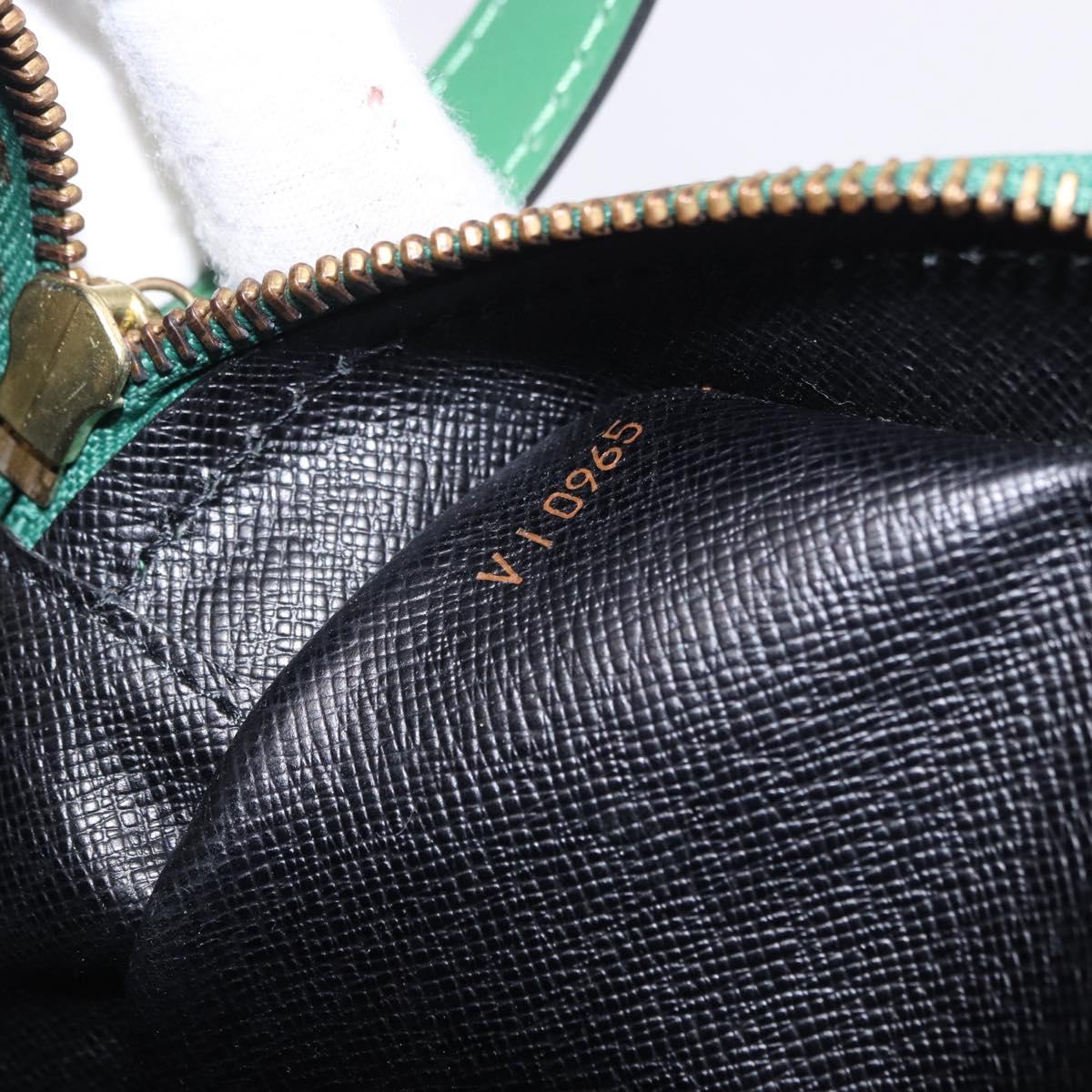 LOUIS VUITTON Epi Jeune Fille MM Shoulder Bag Green M52154 LV Auth 196197V