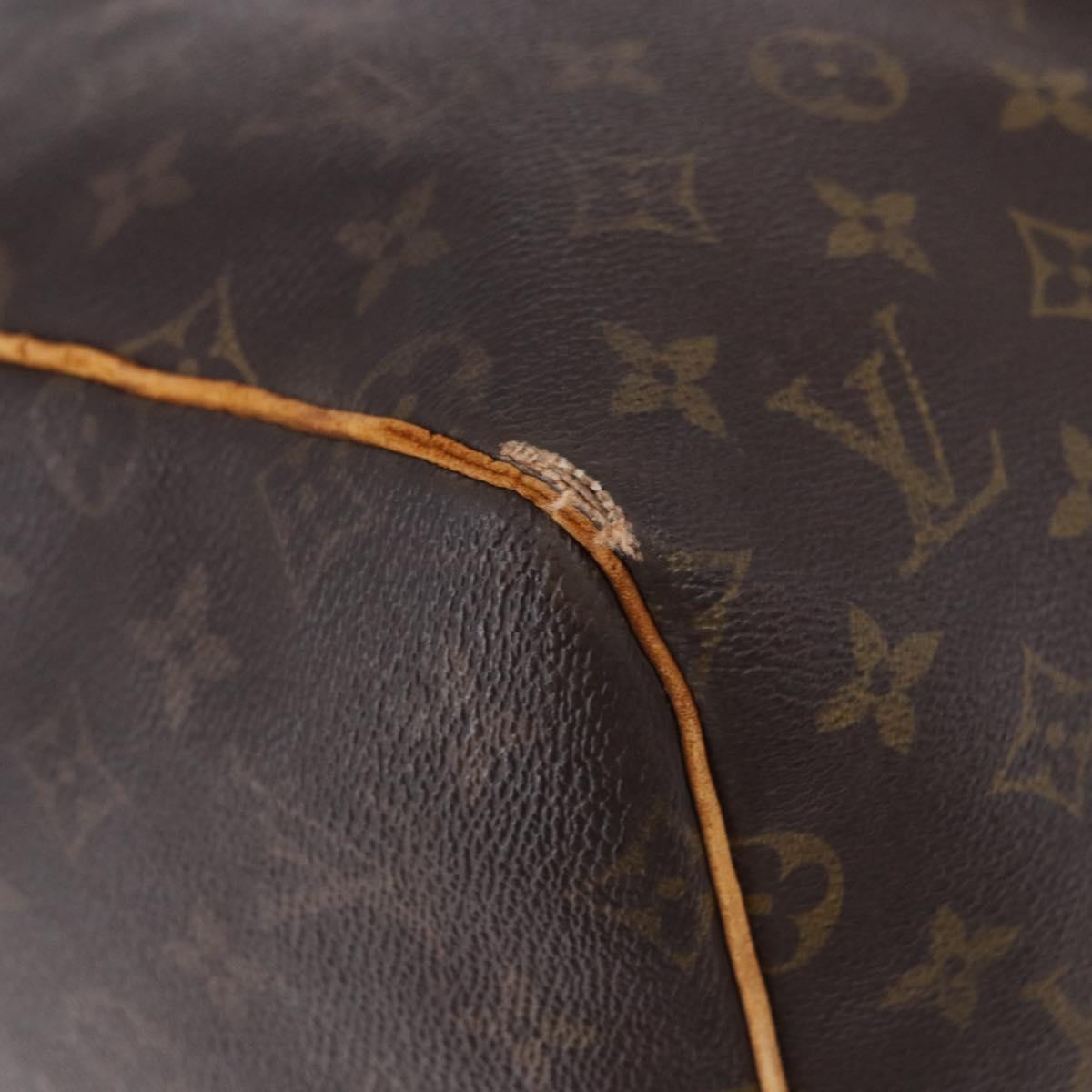 LOUIS VUITTON Monogram Keepall 55 Boston Bag M41424 LV Auth 196206