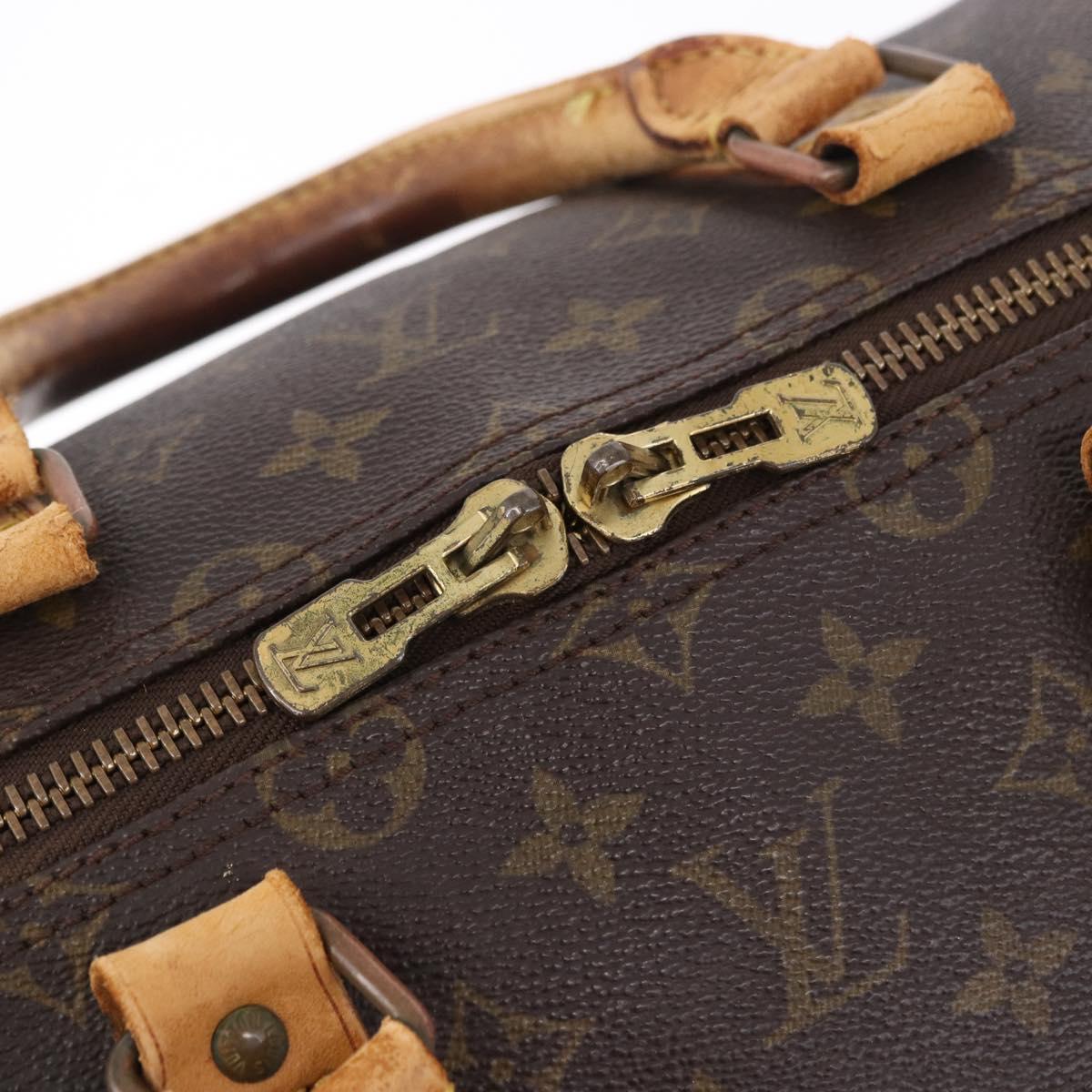 LOUIS VUITTON Monogram Keepall 55 Boston Bag M41424 LV Auth 196206