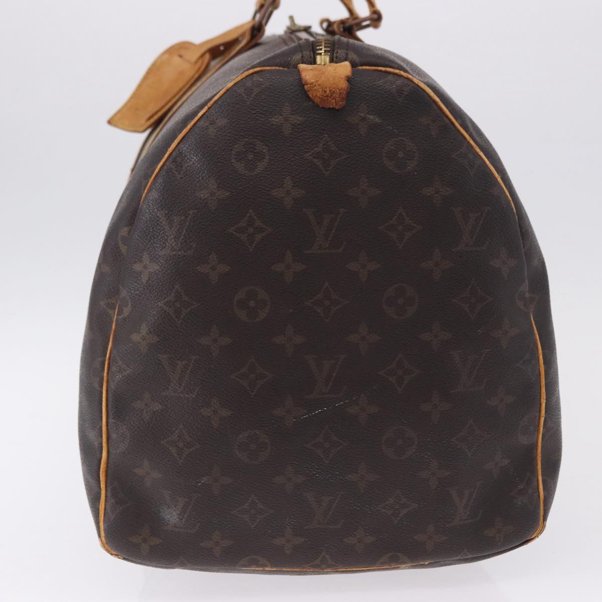 LOUIS VUITTON Monogram Keepall 55 Boston Bag M41424 LV Auth 196206