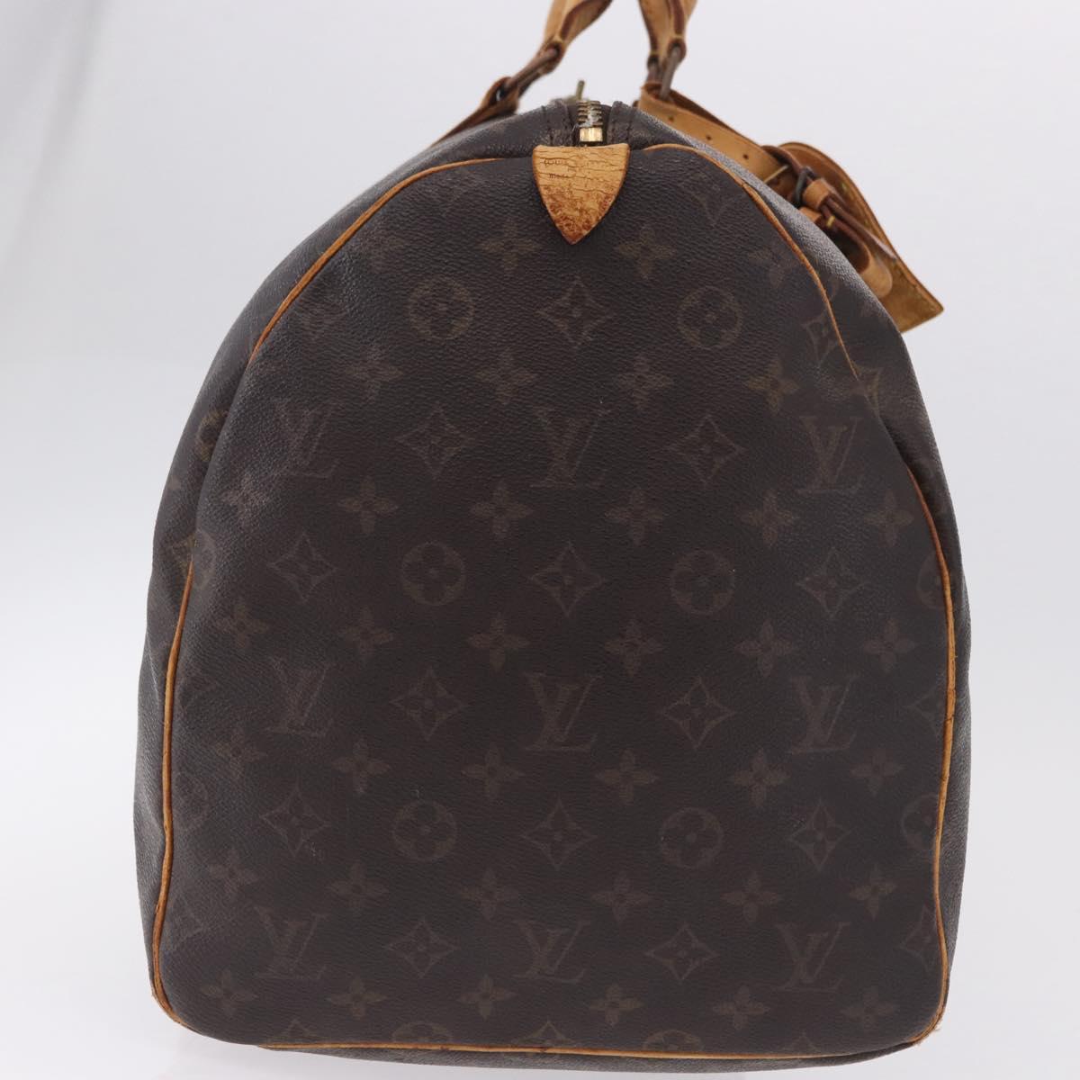 LOUIS VUITTON Monogram Keepall 55 Boston Bag M41424 LV Auth 196206