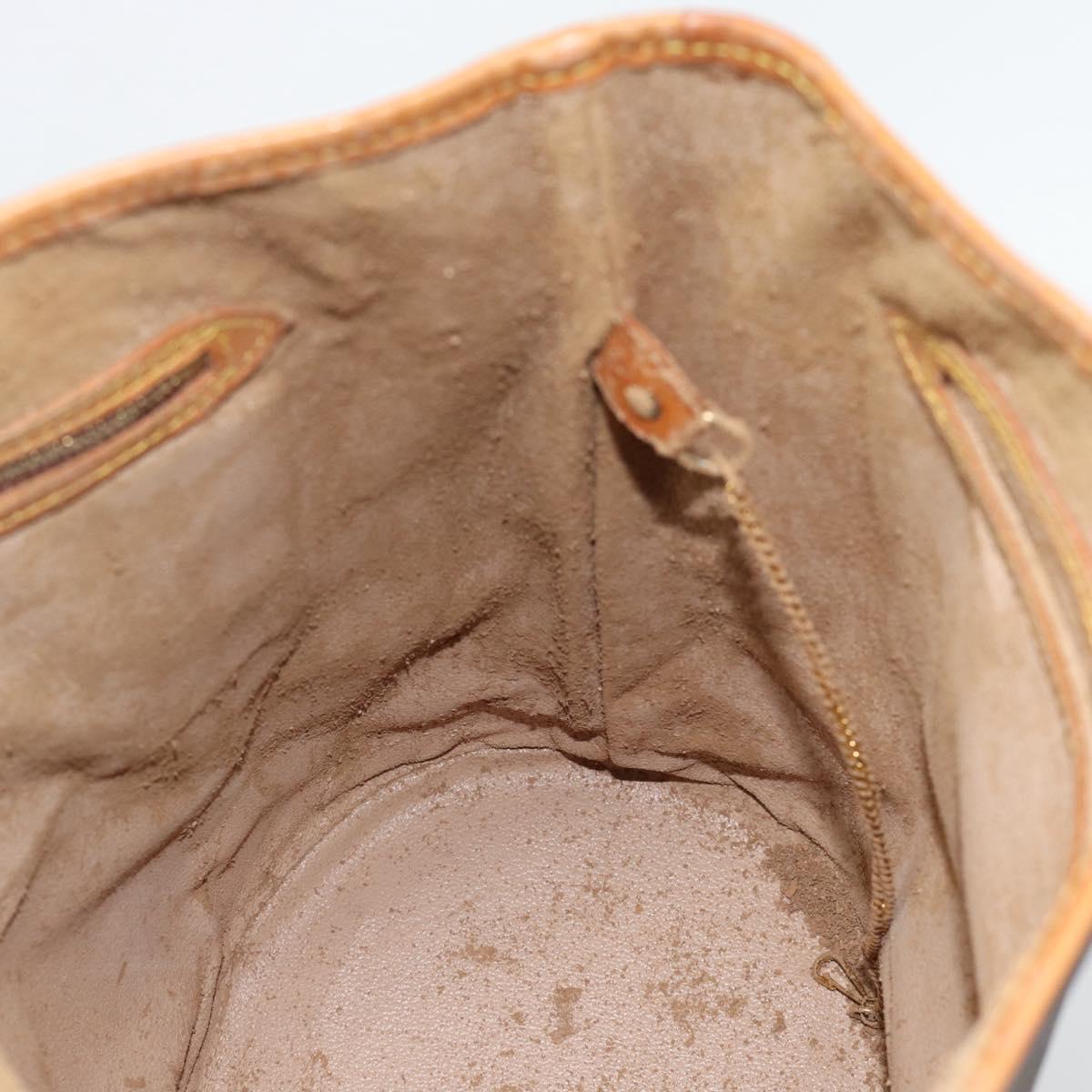 LOUIS VUITTON Monogram Bucket GM Shoulder Bag M42236 LV Auth 196223
