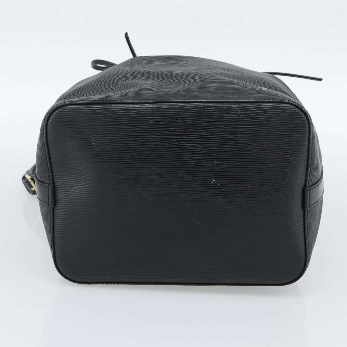 LOUIS VUITTON Epi Petit Noe Shoulder Bag Black M44102 LV Auth 196225