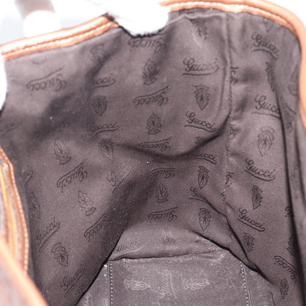 LOUIS VUITTON Guccissima Miss GG Tote Bag Leather Bronze 232957 LV Auth 196226A