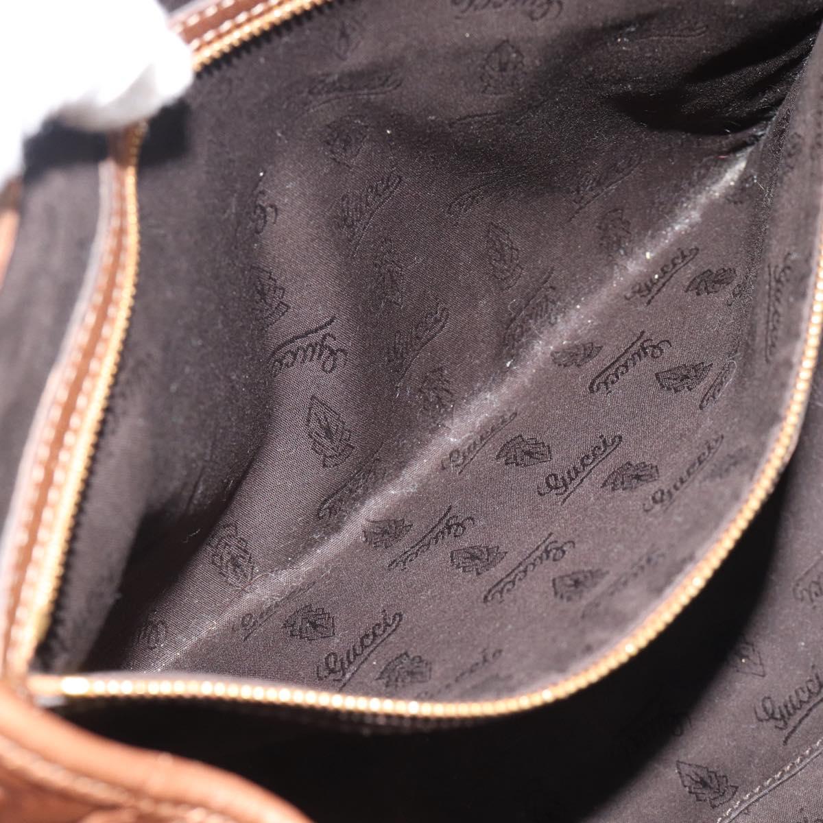 LOUIS VUITTON Guccissima Miss GG Tote Bag Leather Bronze 232957 LV Auth 196226A