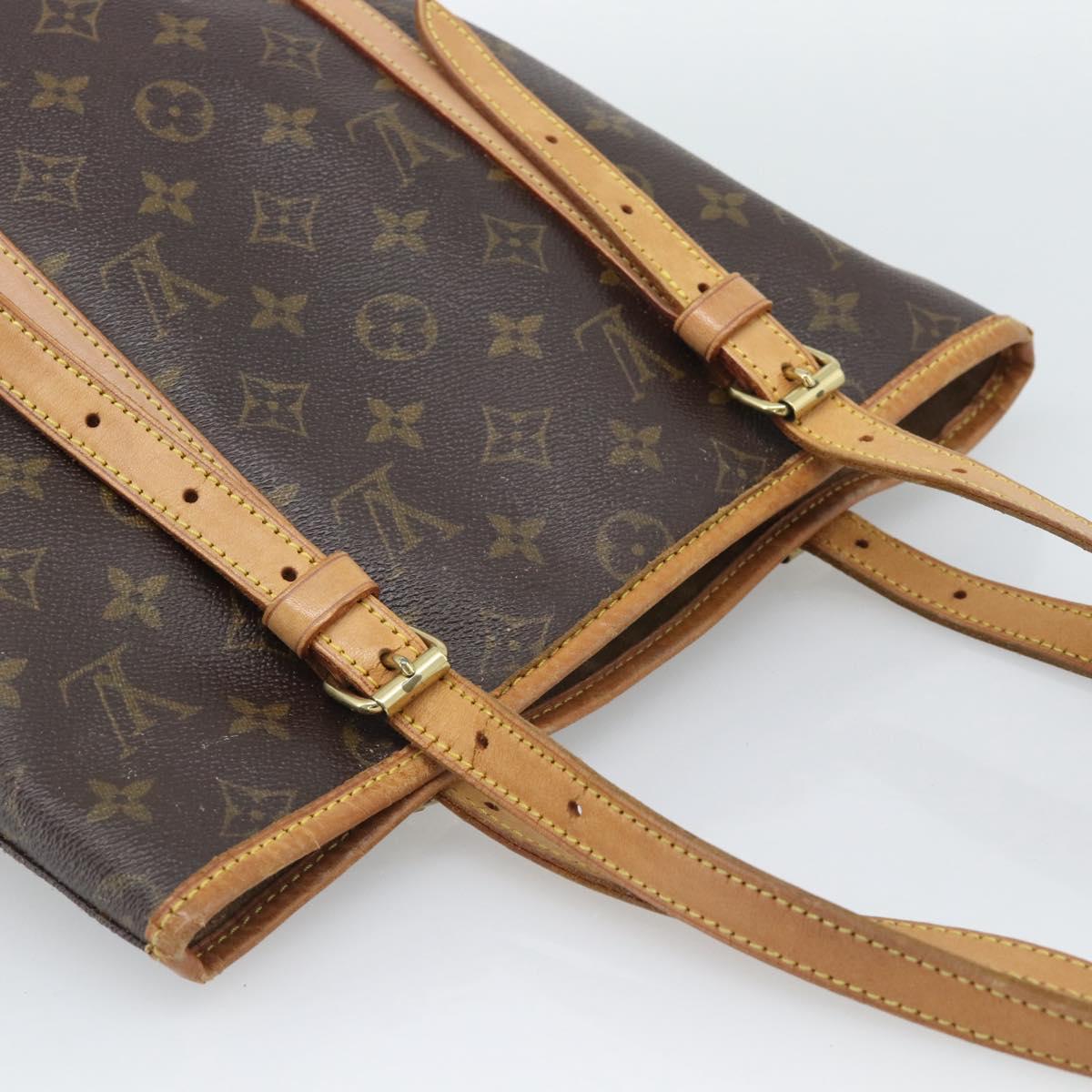 LOUIS VUITTON Monogram Bucket GM Shoulder Bag M42236 LV Auth 196227
