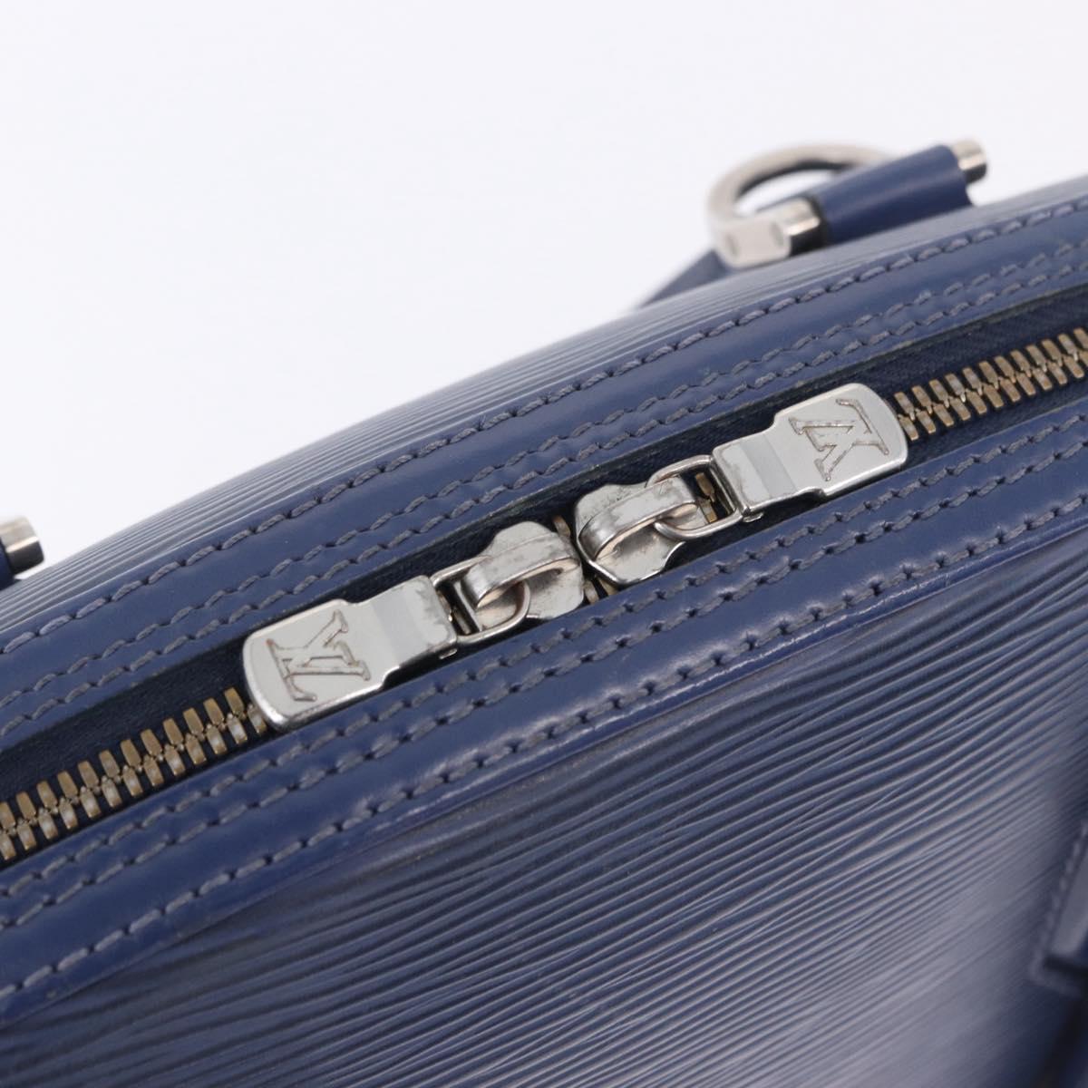 LOUIS VUITTON Epi jasmine Hand Bag Myrtille M5278G LV Auth 196239