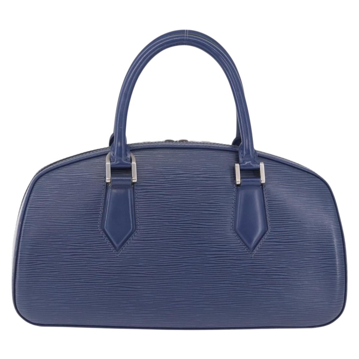 LOUIS VUITTON Epi jasmine Hand Bag Myrtille M5278G LV Auth 196239