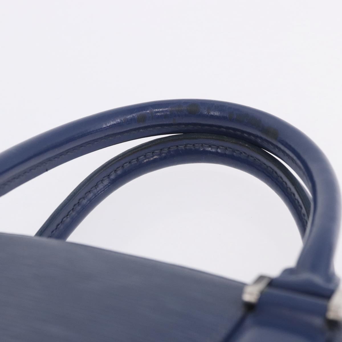 LOUIS VUITTON Epi jasmine Hand Bag Myrtille M5278G LV Auth 196239
