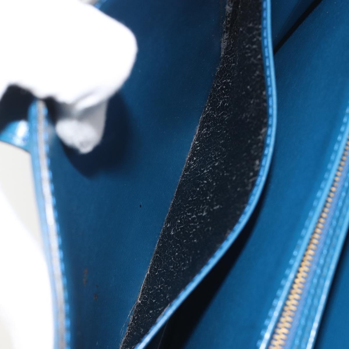 LOUIS VUITTON Epi Capuchin Shoulder Bag Blue M52345 LV Auth 196241